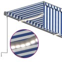 AUTOMATYCZNIE ZWIJANA MARKIZA LED I CZUJNIK WIATRU 3,5X2,5M