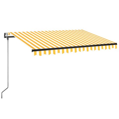 AUTOMATYCZNIE ZWIJANA MARKIZA LED I CZUJNIK WIATRU 350X250CM