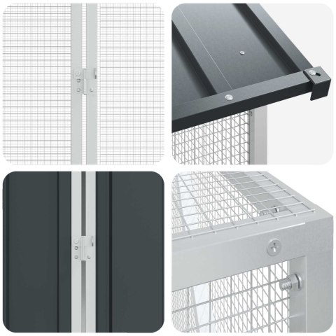 KLATKA DLA PTAKÓW ANTRACYT 821,5X111X142CM