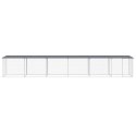 KLATKA DLA KURCZĄT Z DACHEM ANTRACYTOWA 603X98X90CM STAL