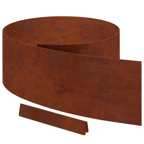 KRAWĘŻNIK DO TRAWNIKA RDZAWY 450X0.05X15CM