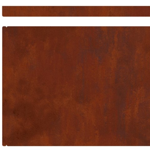 KRAWĘŻNIK DO TRAWNIKA RDZAWY 450X0.05X15CM