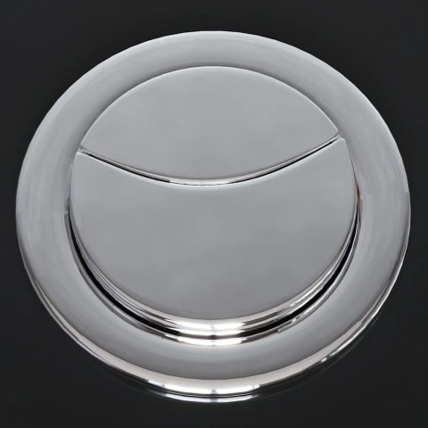 VidaXL Muszla klozetowa ze zbiornikiem, czarna