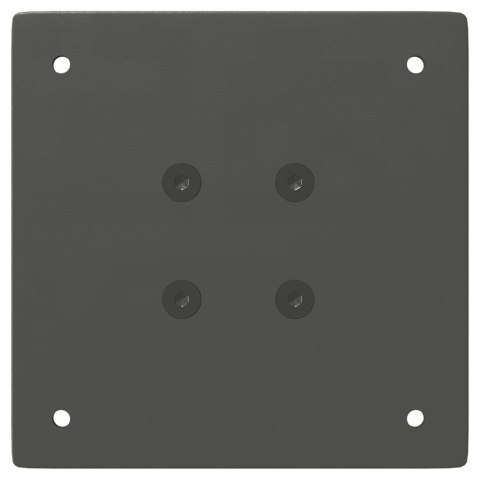 NOGI DO STOŁU BAROWEGO 4 SZT. ANTRACYT 100-102CM STAL