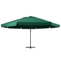 PARASOL OGRODOWY NA ALUMINIOWYM SŁUPKU 600CM ZIELONY