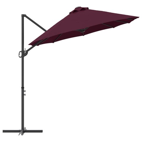 PARASOL PLAŻOWY BORDEAUXCZERWONY 372X198X243CM