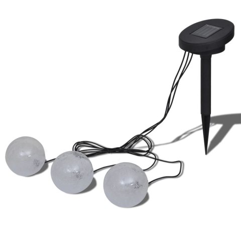 PŁYWAJĄCE LAMPY SOLARNE LED DO BASENU STAWU 3 SZTUKI