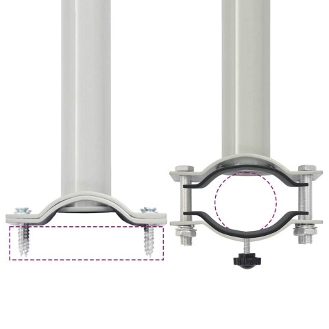 TARASOWA ZWIJANA MARKIZA BOCZNA 140X300CM KREMOWA