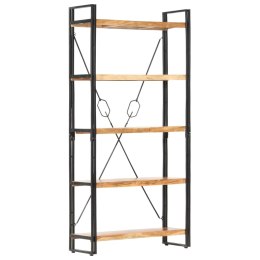 5-POZIOMOWY REGAŁ NA KSIĄŻKI 90X30X180CM DREWNO AKACJOWE