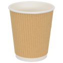 VidaXL Papierowe kubki, 500 szt., 8oz, 200ml, brązowy