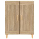 VidaXL Szafka, dąb sonoma, 69,5x34x90 cm, materiał drewnopochodny