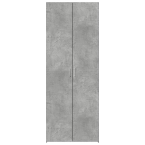VidaXL Wysoka szafka, szarość betonu, 70x42,5x185 cm