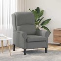 VidaXL fotel ciemno szary 76 x 94 x 102 cm Mikrofibra