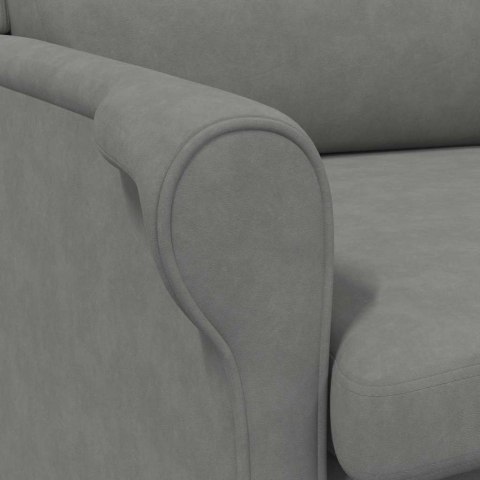 VidaXL fotel ciemno szary 76 x 94 x 102 cm Mikrofibra