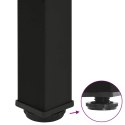 VidaXL Nogi do stołu barowego 4 szt. Czarne 100-102 cm Stalowe