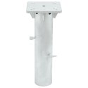 PODSTAWA POD PARASOL IN-GROUND SREBRNA 16X16X39,5CM STAL