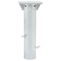 PODSTAWA POD PARASOL IN-GROUND SREBRNA 16X16X39,5CM STAL