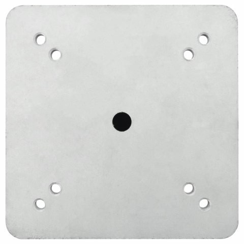 PODSTAWA POD PARASOL IN-GROUND SREBRNA 16X16X39,5CM STAL