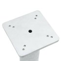 PODSTAWA POD PARASOL IN-GROUND SREBRNA 16X16X39,5CM STAL