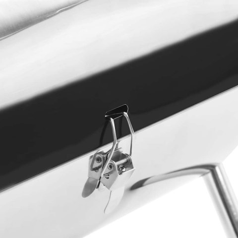 PRZENOŚNY GRILL WĘGLOWY ZE STALI NIERDZEWNEJ Z PODWÓJNYM RUSZTEM