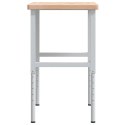 VidaXL Stolik roboczy, 100x60x(73-99,5) cm, drewno dębowe, prostokątny