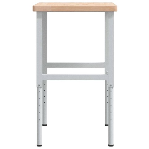 VidaXL Stolik roboczy, 100x60x(73-99,5) cm, drewno dębowe, prostokątny