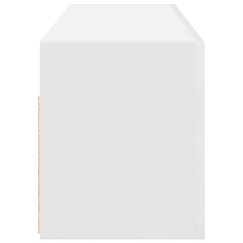 VidaXL Wisząca szafka łazienkowa, biała, 100x25x30 cm