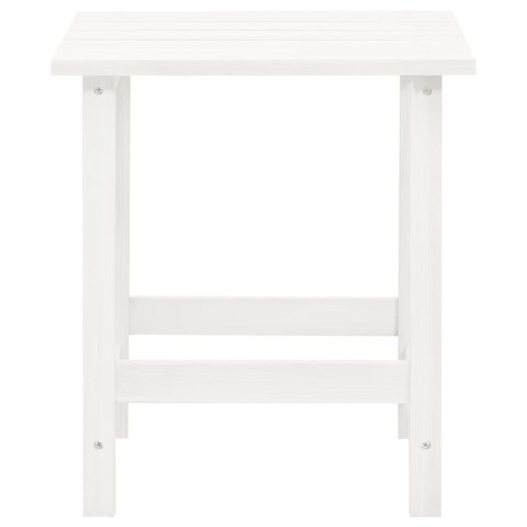 KRZESŁO OGRODOWE ADIRONDACK ZE STOLIKIEM JODŁOWE BIAŁE