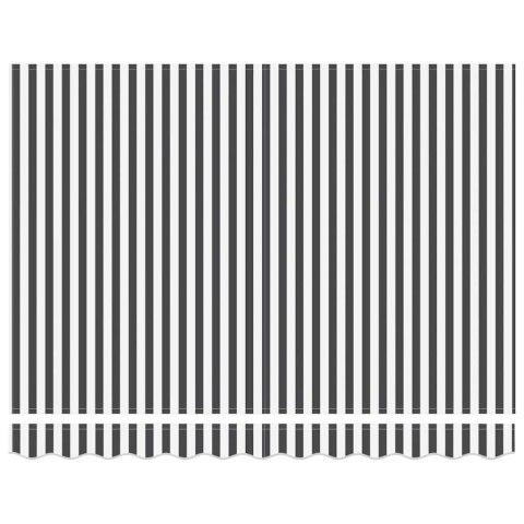 AUTOMATYCZNIE ZWIJANA MARKIZA ANTRACYTOWO-BIAŁA 300X250CM