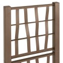 VidaXL Donica ogrodowa z trellem Brązowy 36 x 36 x 140 cm PP