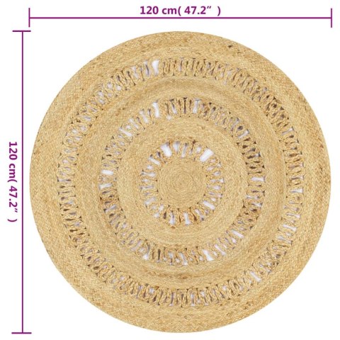 DYWAN RĘCZNIE WYPLECIONY Z JUTY 90CM