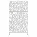 VidaXL Ekran prywatności Szary 100 x 50 x 180 cm Stal
