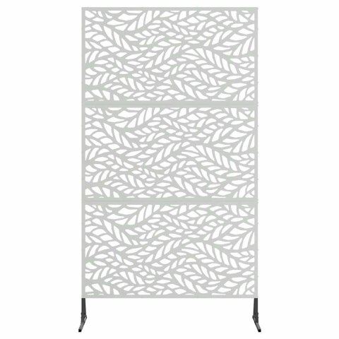 VidaXL Ekran prywatności Szary 100 x 50 x 180 cm Stal