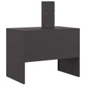 VidaXL Kominek Czarny 80 x 50 x 96 cm Stal zimnogięta
