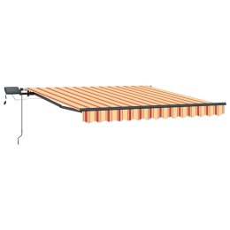 MARKIZA ZWIJANA ŻÓŁTY I POMARAŃCZOWY 300X250CM TKANINA