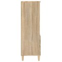 VidaXL Wysoka szafka, dąb sonoma, 40x36x110 cm,materiał drewnopochodny