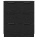 VidaXL Bufet 3 pcs Czarny Dąb 180 x 30 x 70 cm Materiał drewnopochodny