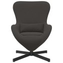 FOTEL JAJO CIEMNOSZARY TKANINA – OBROTOWY, STYL I KOMFORT