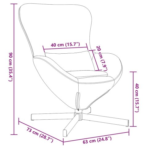 FOTEL JAJO CIEMNOSZARY TKANINA – OBROTOWY, STYL I KOMFORT