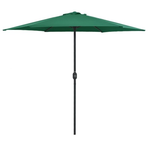 PARASOL OGRODOWY NA ALUMINIOWYM SŁUPKU 270X246CM ZIELONY