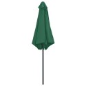 PARASOL OGRODOWY NA ALUMINIOWYM SŁUPKU 270X246CM ZIELONY