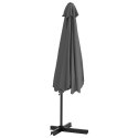 PARASOL OGRODOWY NA SŁUPKU STALOWYM 300CM ANTRACYTOWY
