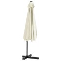 PARASOL OGRODOWY NA STALOWYM SŁUPKU 300CM PIASKOWY