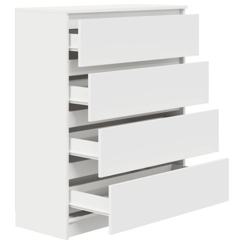 VidaXL Komoda Biała 80x35x99 cm Drewno klejone