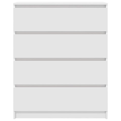 VidaXL Komoda Biała 80x35x99 cm Drewno klejone