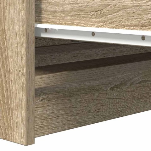 VidaXL Komoda Sonoma Oak 80x35x99 cm Drewno klejone