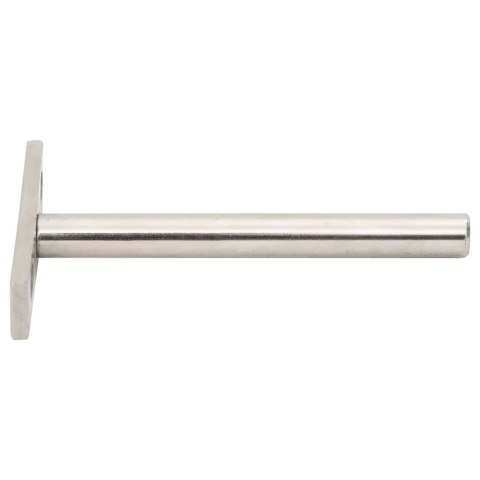 VidaXL Wsporniki półek pływających, 12 szt., Ø10x100 mm, stal węglowa