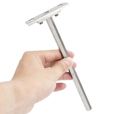 WSPORNIKI PÓŁEK PŁYWAJĄCYCH 12 SZT. Ø12X200 MM STAL WĘGLOWA