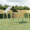 KLATKA DLA KURCZĄT ZAGRODA 200X100X150 CM IMPREGNOWANE DREWNO SOSNOWE