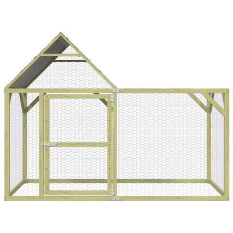 KLATKA DLA KURCZĄT ZAGRODA 200X100X150 CM IMPREGNOWANE DREWNO SOSNOWE